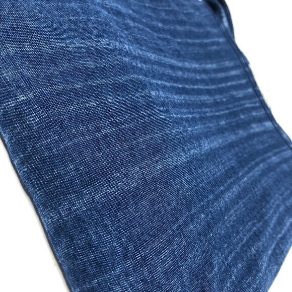 ANTHROPOLOGIE Cloth & Stone Blue Stonewashed Tulip Asymmetrical Open Back Shirt - Picture 9 of 12